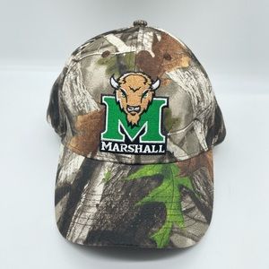 Marshall Thundering Herd Velcroback Hat Cap Camo, Marshall University
